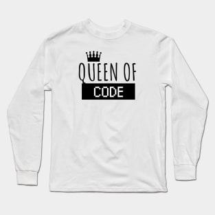 Queen of code Long Sleeve T-Shirt